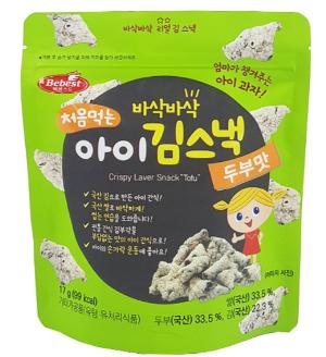 Bebest - 紫菜脆片(豆腐) 17g