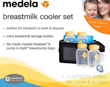 美國Medela 儲奶瓶150ml*4 + 冰袋冰種