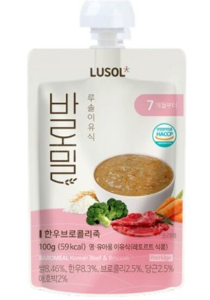 即食營養寶寶粥 - 牛肉+西蘭花 100g 7m+