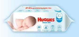 HUGGIES CLEAN 潔淨嬰兒濕紙巾30片裝