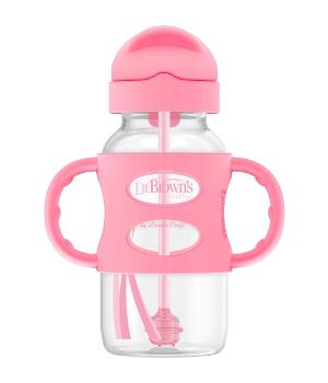 PP闊口徑雙柄吸管樽270ml 6m+