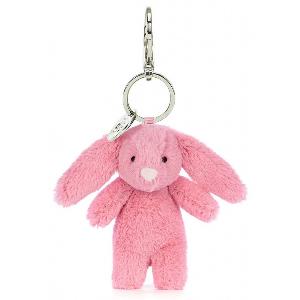 Bashful Pink Bunny Bag Charm