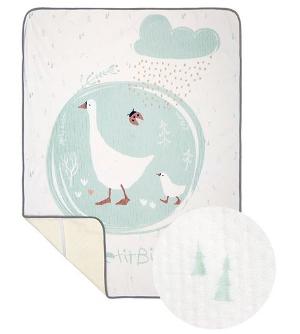 Petit Bird - 竹纖維棉天鵝防水床墊 (65x85cm)