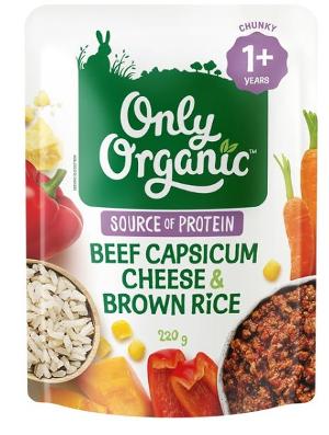 有機牛肉甜椒芝士糙米飯