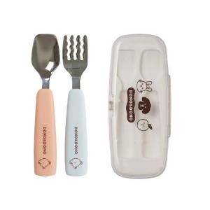 矽膠不鏽鋼叉匙套裝連盒 (2色)