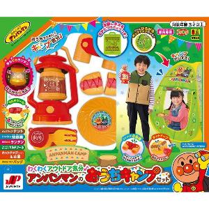 日本 Anpanman 麵包超人 露營帳篷 玩具套裝 3嵗以上