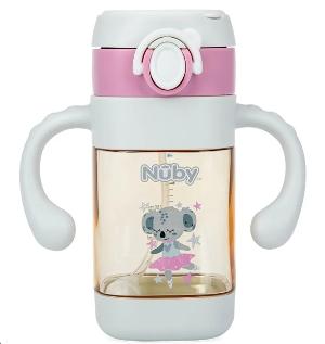 Nuby PPSU雙耳防漏360度吸管杯