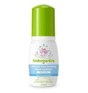 美國BabyGanics 無酒精消毒搓手液 50ml 輕便裝 無香味