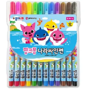 Pinkfong - Baby Shark 12 色 水筆套裝