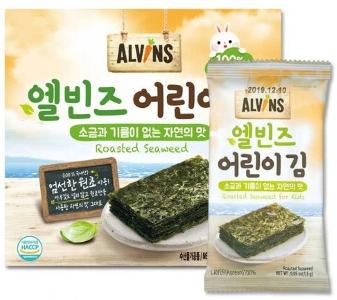 ALVINS有機烘烤紫菜12月以上